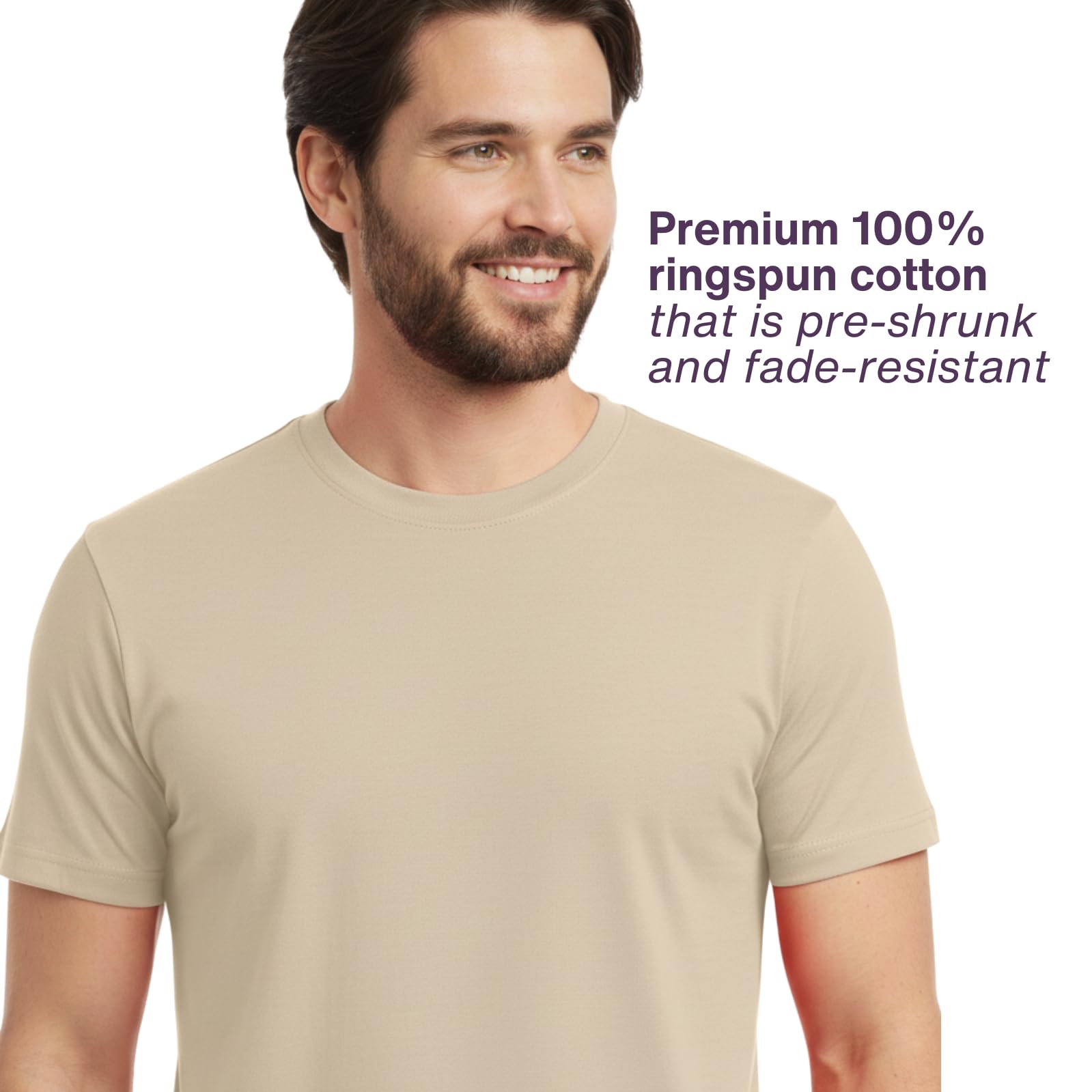 Purple Kiwi Men's Cotton T-Shirt - Image 27