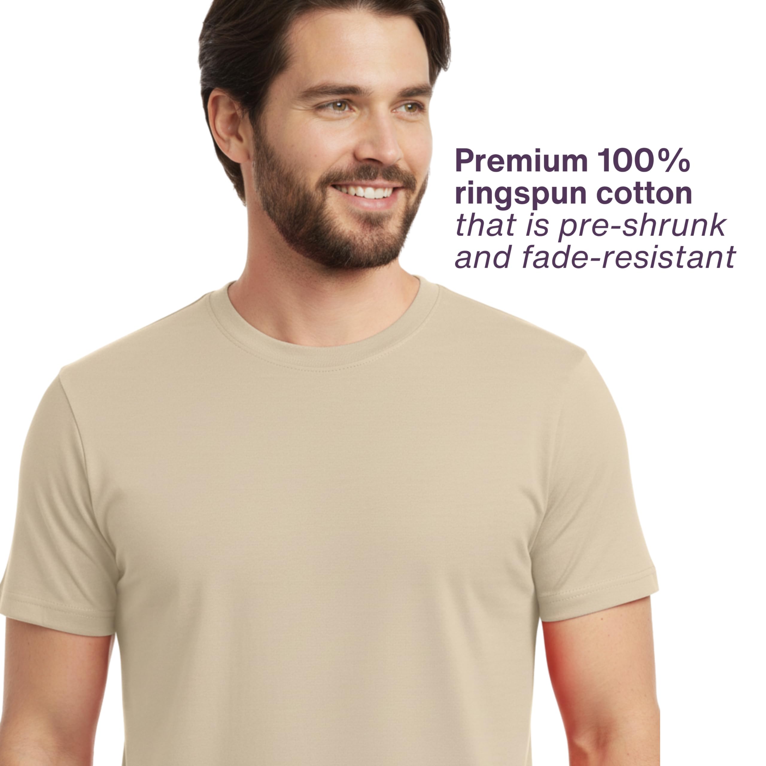Purple Kiwi Men's Cotton T-Shirt - Image 25