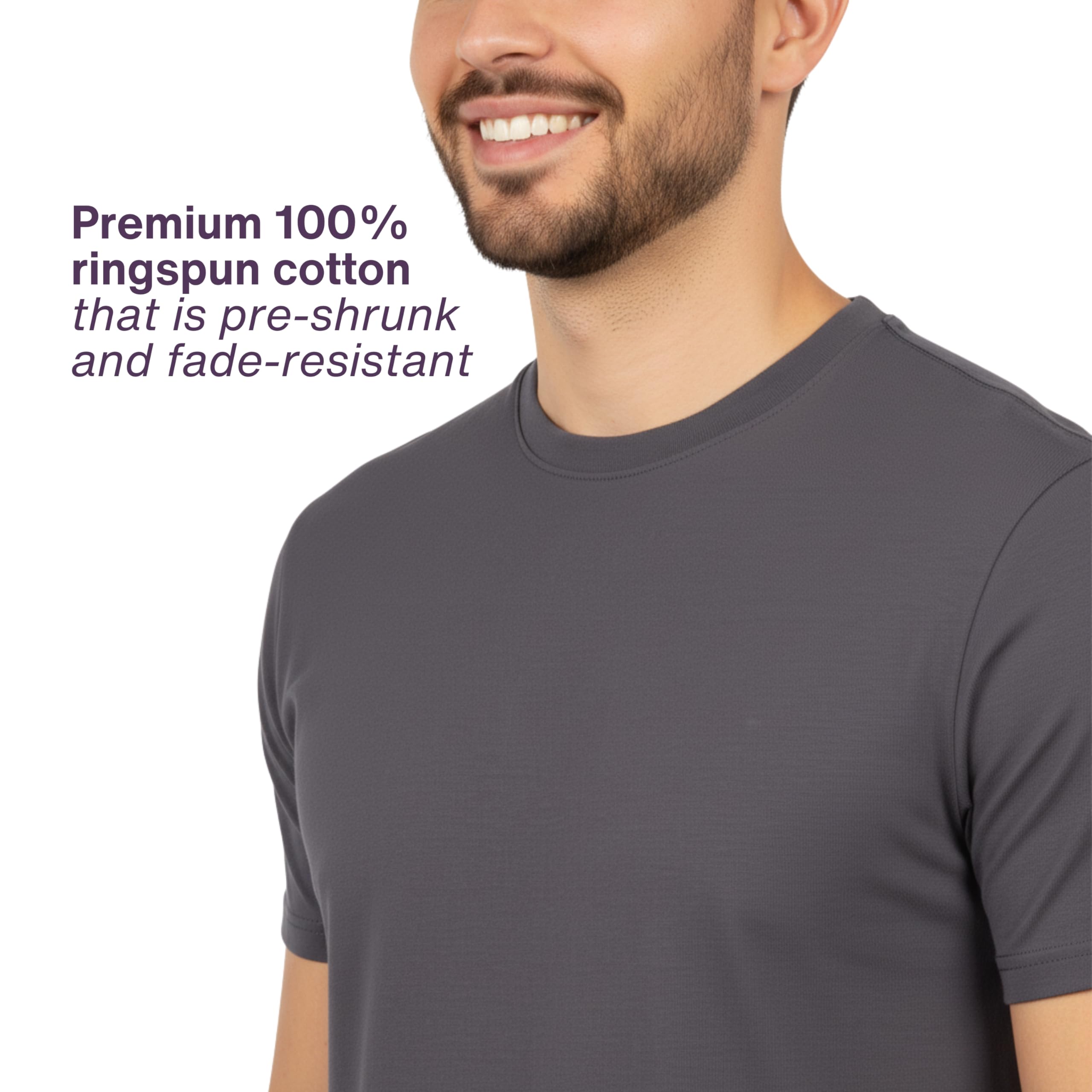 Purple Kiwi Men's Cotton T-Shirt - Image 12