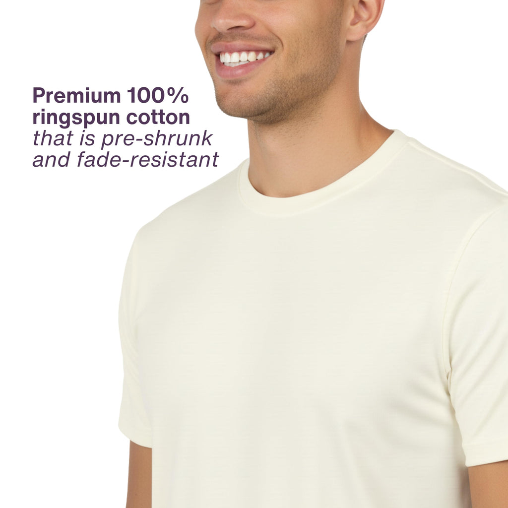 Purple Kiwi Men's Cotton T-Shirt - Image 18