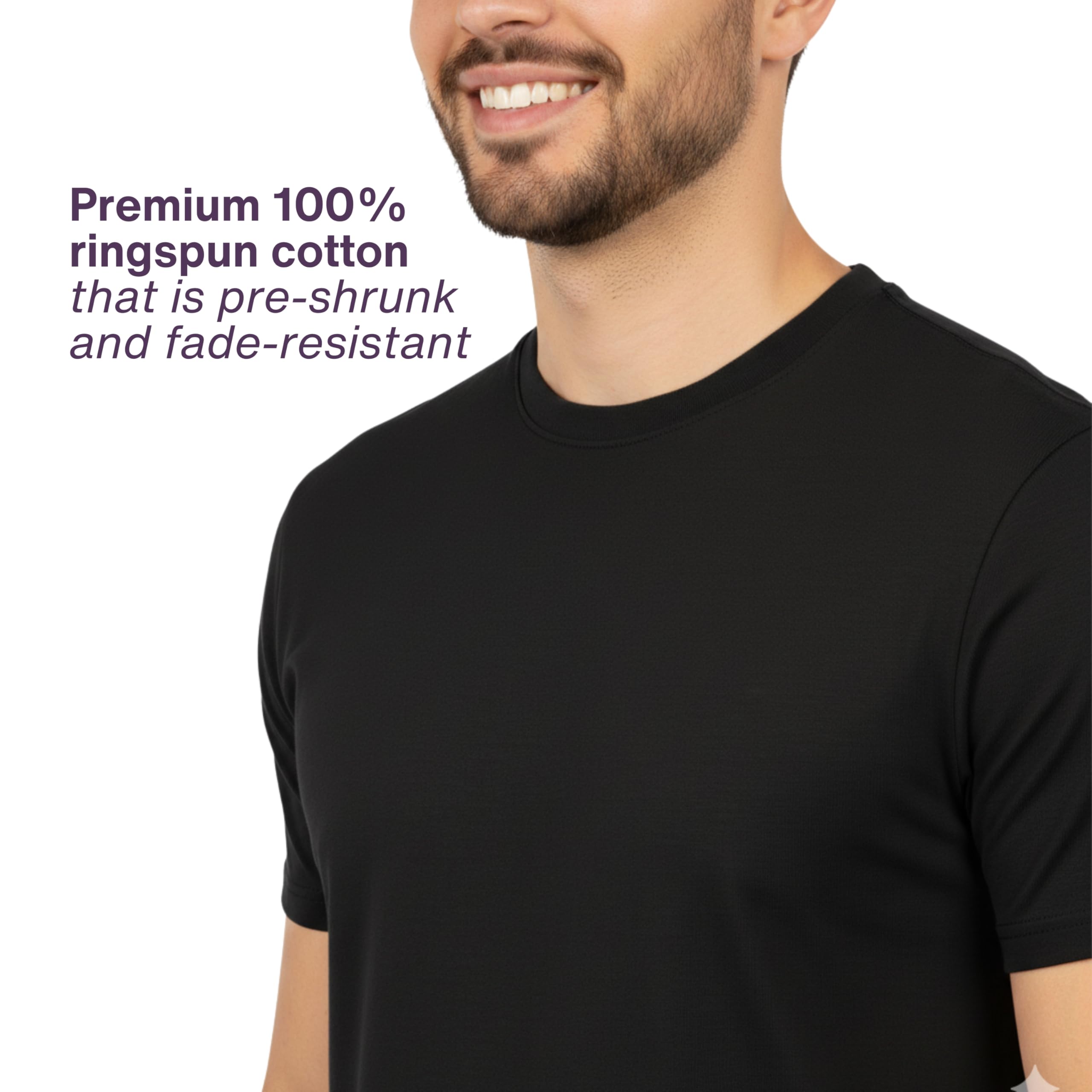 Purple Kiwi Men's Cotton T-Shirt - Image 2