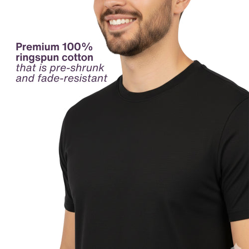 Purple Kiwi Men's Cotton T-Shirt - Image 2